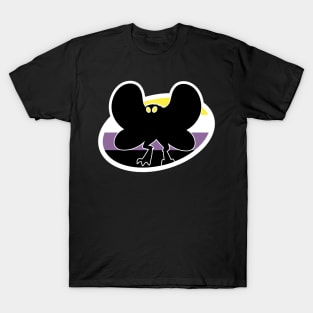 Nonbinary Mothman Cryptid Pride T-Shirt